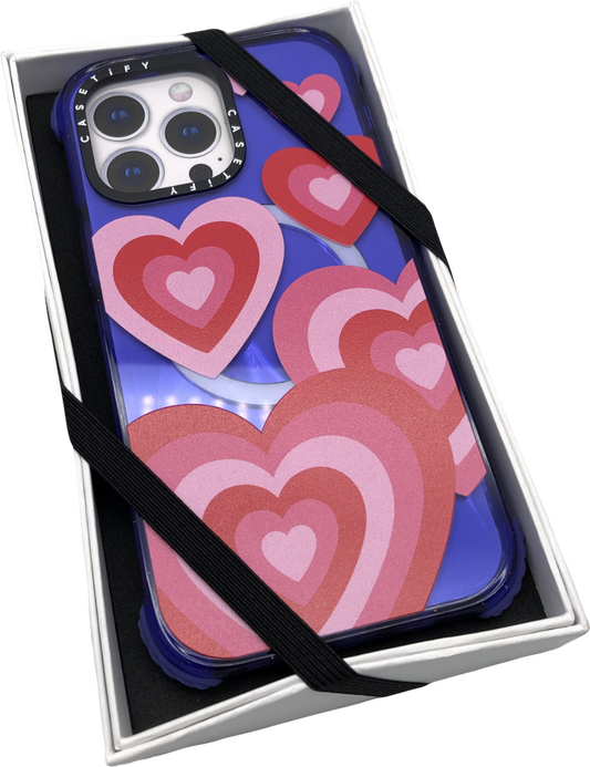 Casetify Multicoloured Heart Phone Case One Size