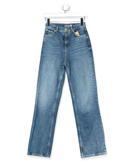 MINT VELVET DARK BLUE DENIM JEANS UK 6R