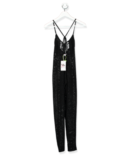 ELSIE & FRED Black Sleeveless Jumpsuit UK S