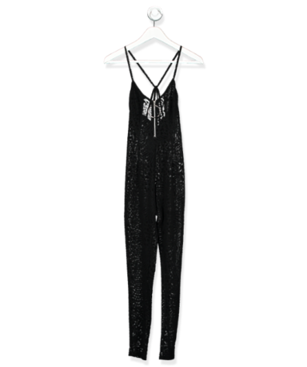 ELSIE & FRED Black Sleeveless Jumpsuit UK S