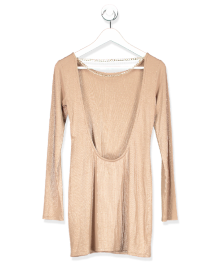 Lovers and Friends Brown Chloe Mini Dress UK XS
