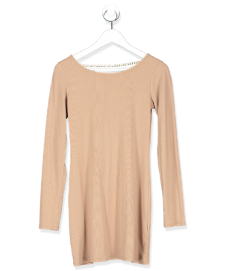 Lovers and Friends Brown Chloe Mini Dress UK XS