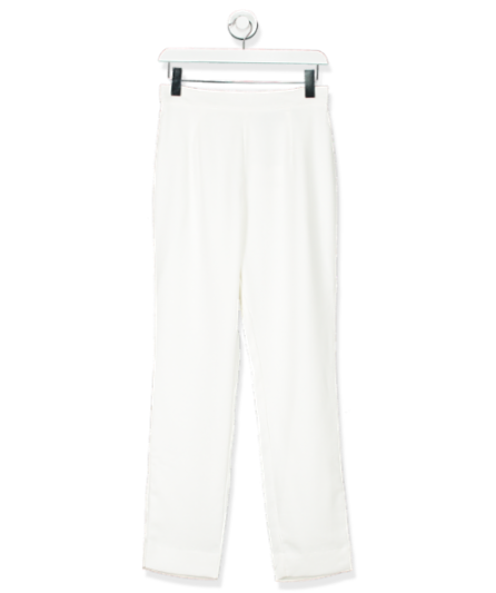 23 & Madison White Straight Leg Trousers UK M