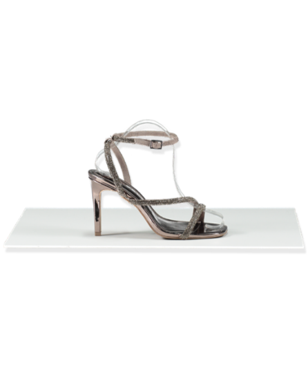 Carvela silver diamante mules EU 38 UK 5