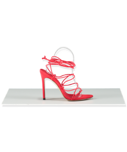 House of cb red strappy heels EU 37 UK 4