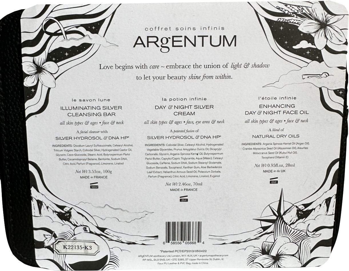 argentum Coffret Soins Infinis Gift Set one size
