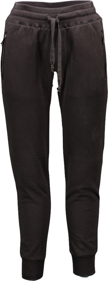Dolce & Gabbana Black Jersey Jogging Pants With Branded Tag UK S