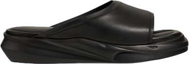 1017 ALYX 9SM Black Mono Leather Slide Sandals UK 6 EU 39 👠