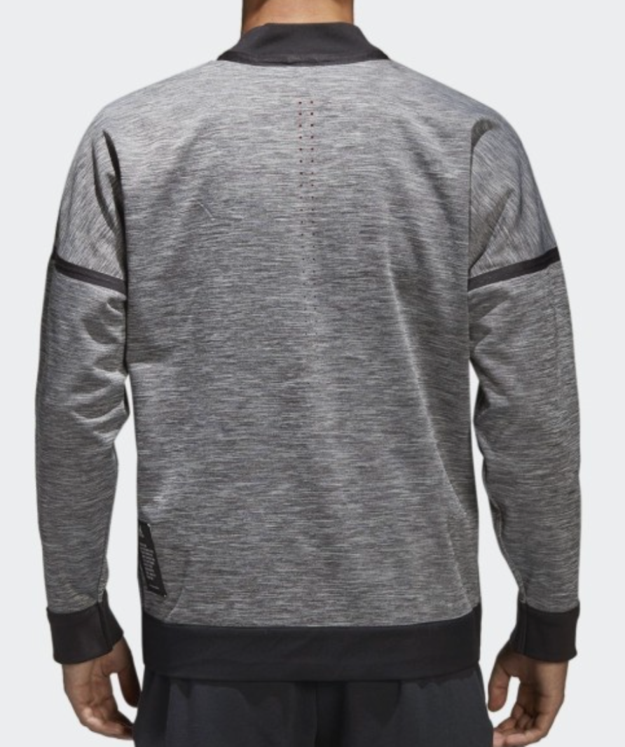 Adidas Grey Z.N.E Reversible Bomber Jacket UK XS