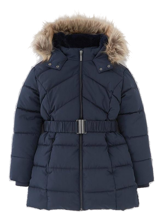 Very Blue Everyday Belted Quilted Coat 8 Years