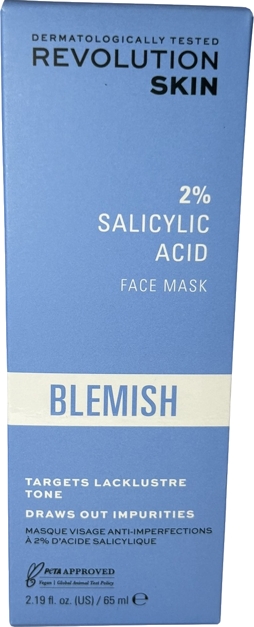 Revolution Blemish 2% Salicylic Acid Face Mask 65ml
