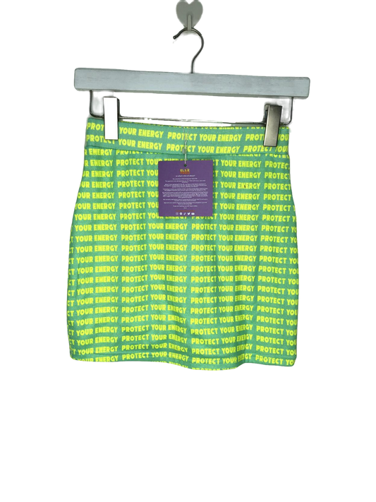 Elsie & Fred Green Protect Your Energy Skirt UK XS