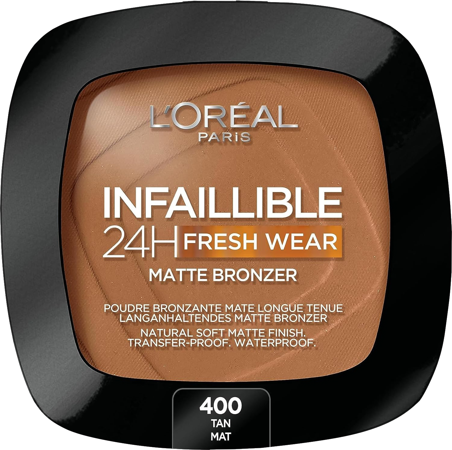 loreal paris Infallible 24h Longwear Soft Matte Bronzer 400 Tan 90ml
