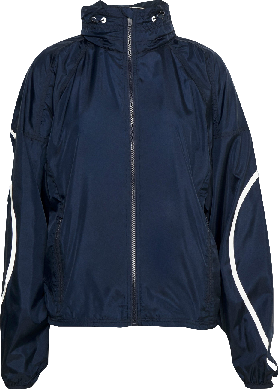 Sweaty Betty Navy Blue Pack Away Waterproof Jacket With Soft Jersey Lining Bnwt UK XXS