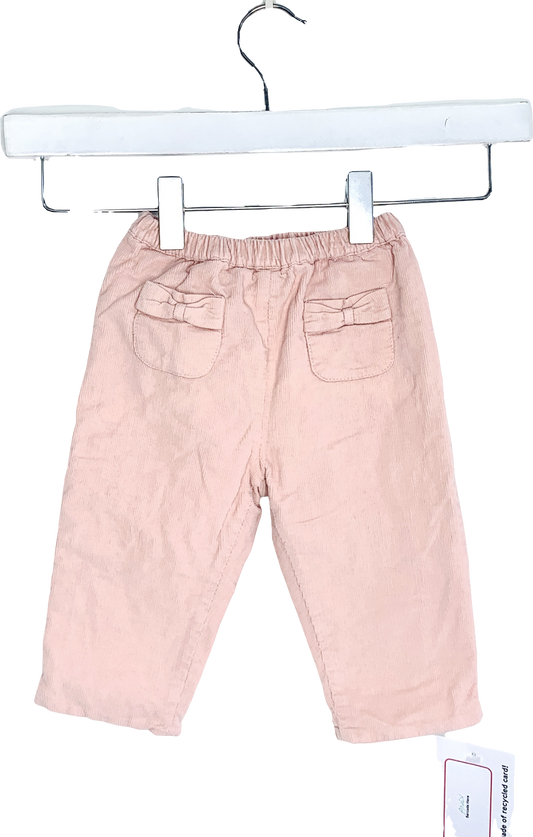Confiture Pink Bow Pocket Trousers 6-9 Months