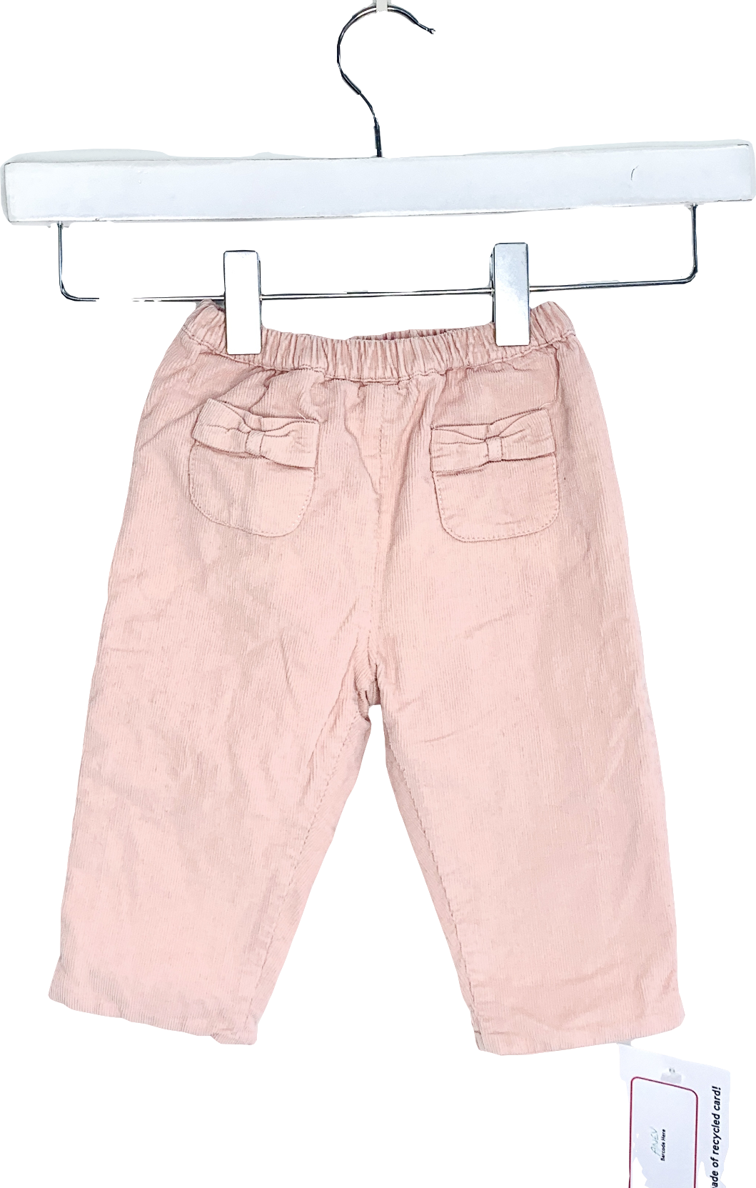 Confiture Pink Bow Pocket Trousers 6-9 Months