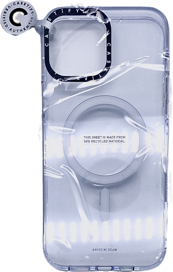 CASETIFY White Clear Case Iphone 14 Pro One Size