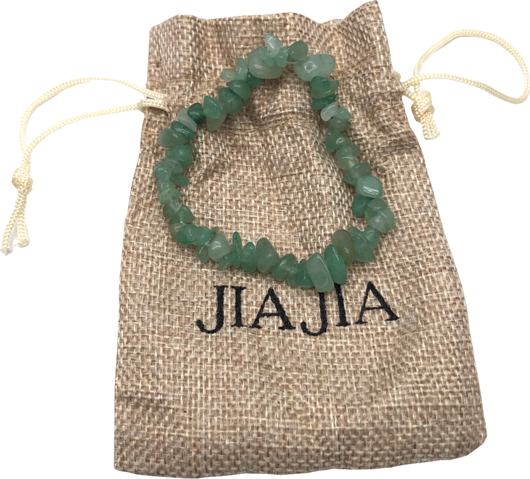 JiaJia Green Aventurine Stretch Bracelet One Size