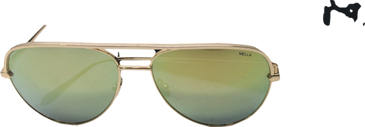 Mella London Metallic Bora Bora Sunglasses In Case One Size