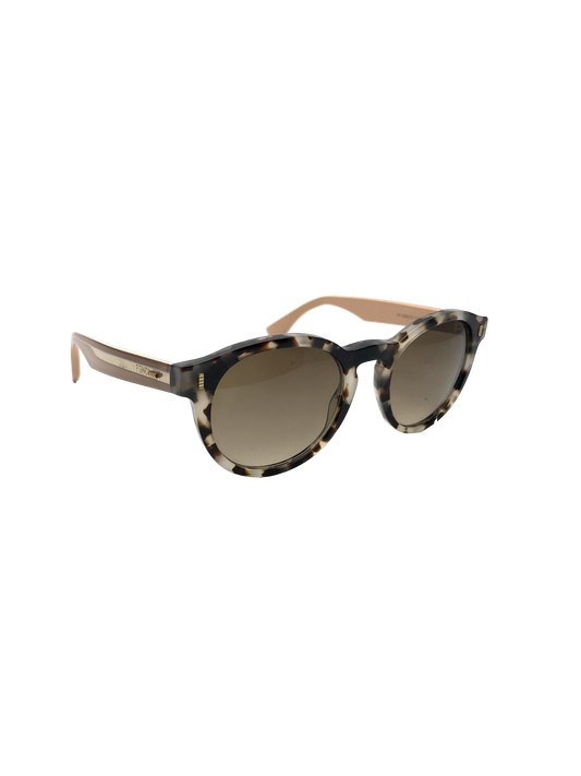 Fendi Brown Ff 0085 Gradient Sunglasses One Size