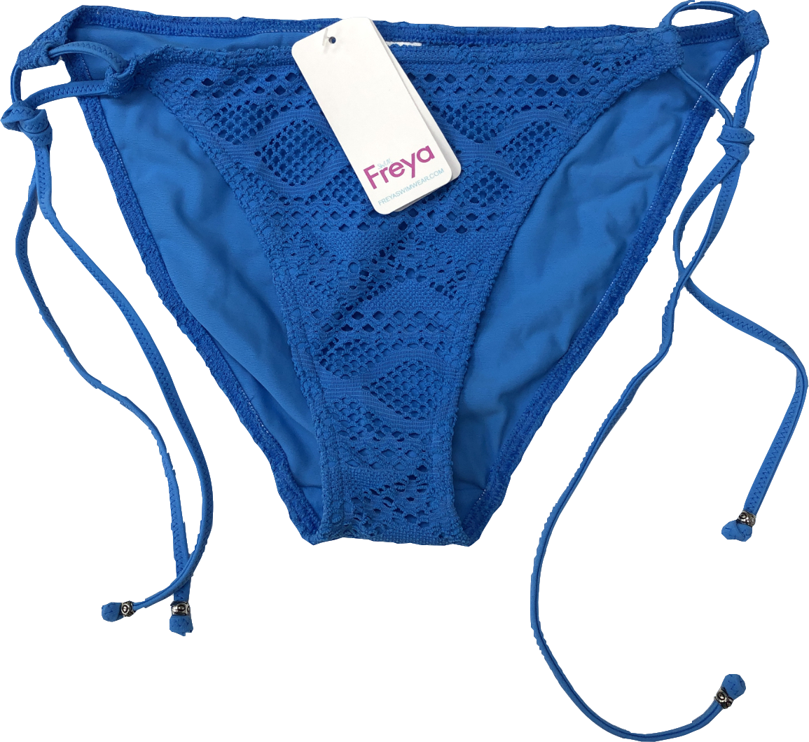 Freya Blue Sundance Rio Tie Side Bikini Bottom UK S