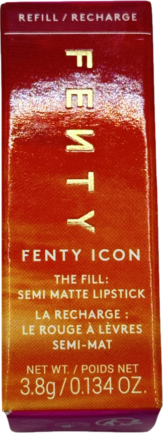 Fenty The Fill Semi-matte Refillable Lipstick Nosy Rosy 3.8g