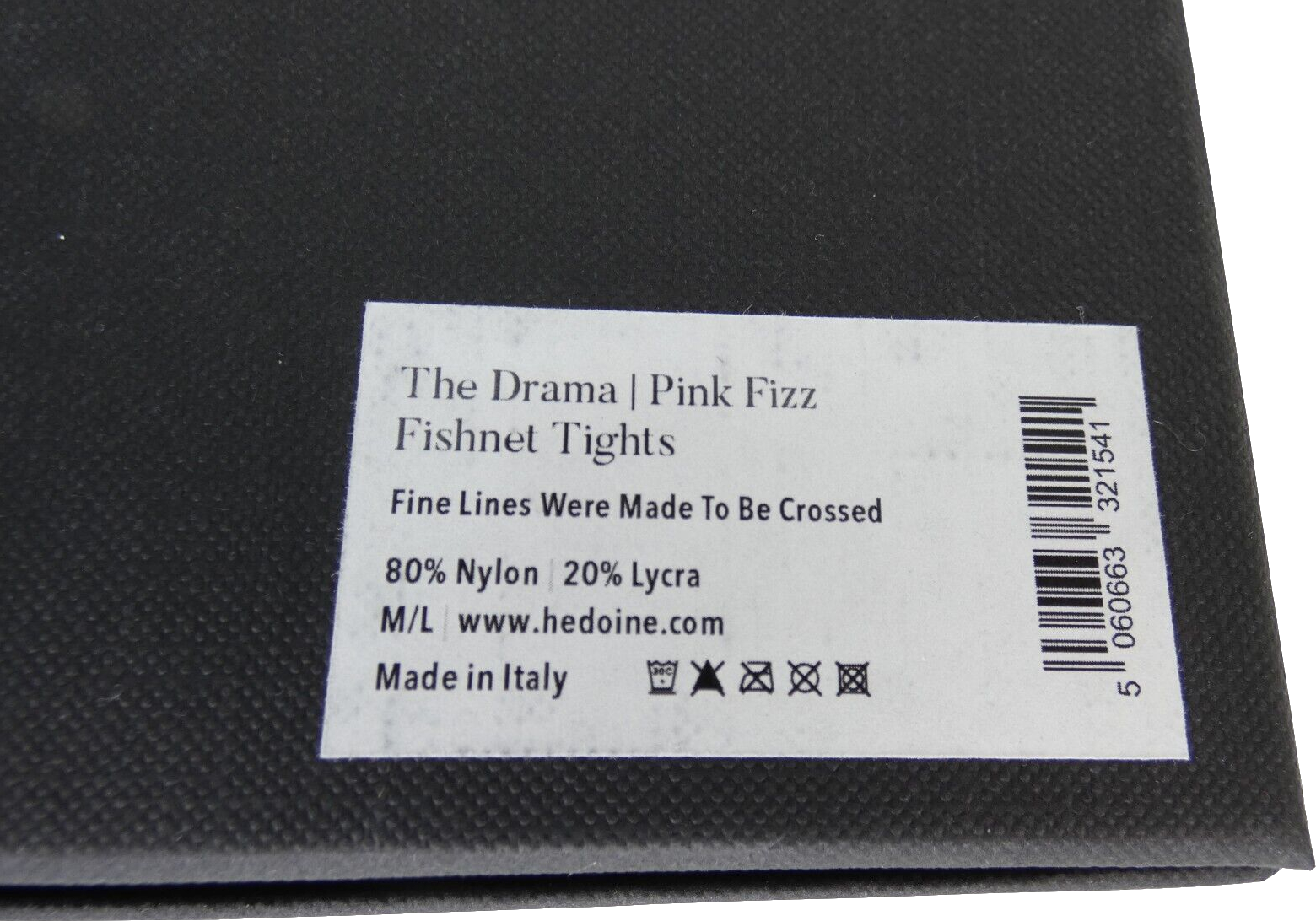 hedoine Pink Fizz The Drama Firming Seamless Fishnet Tights BNIB UK M/L