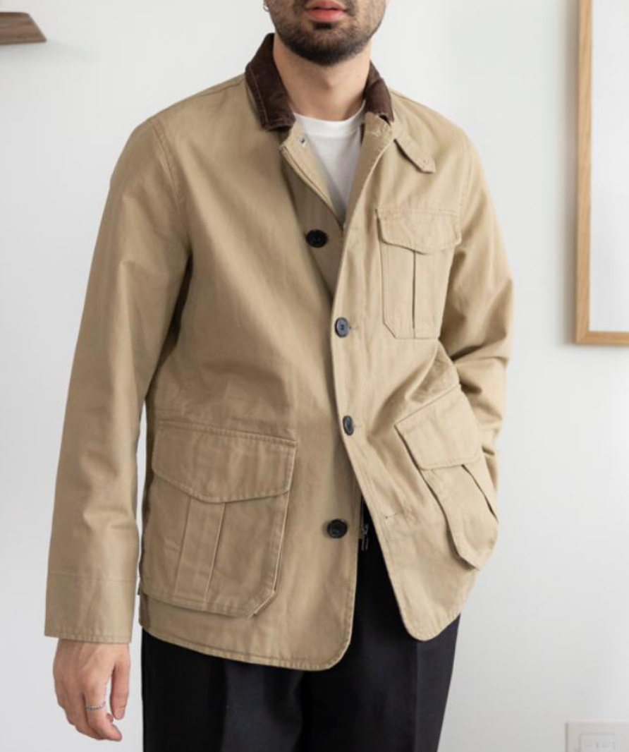 Peter Manning beige jacket UK 1