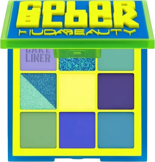 Huda Beauty Color Block Obsessions Eyeshadow Palette Blue & Green one size