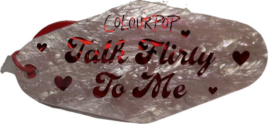 colourpop Pink Talk Flirty To Me Keyring One Size