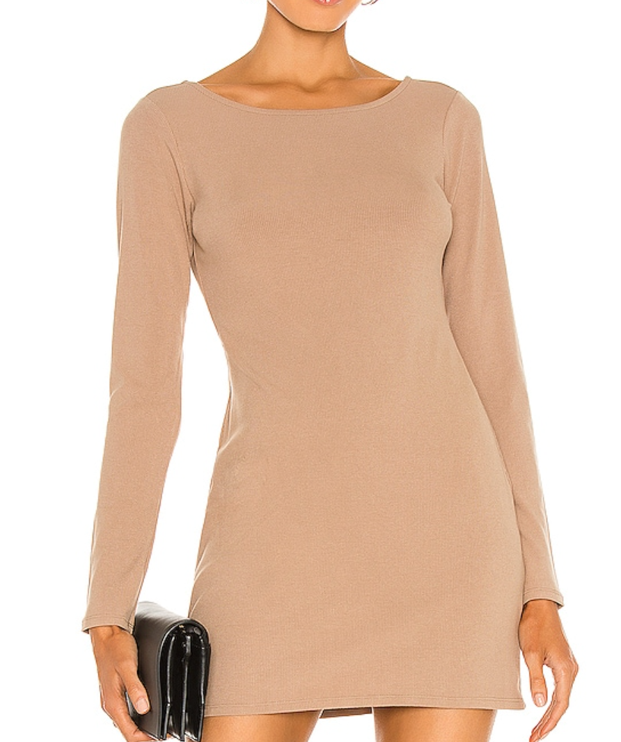 Lovers and Friends Brown Chloe Mini Dress UK XS