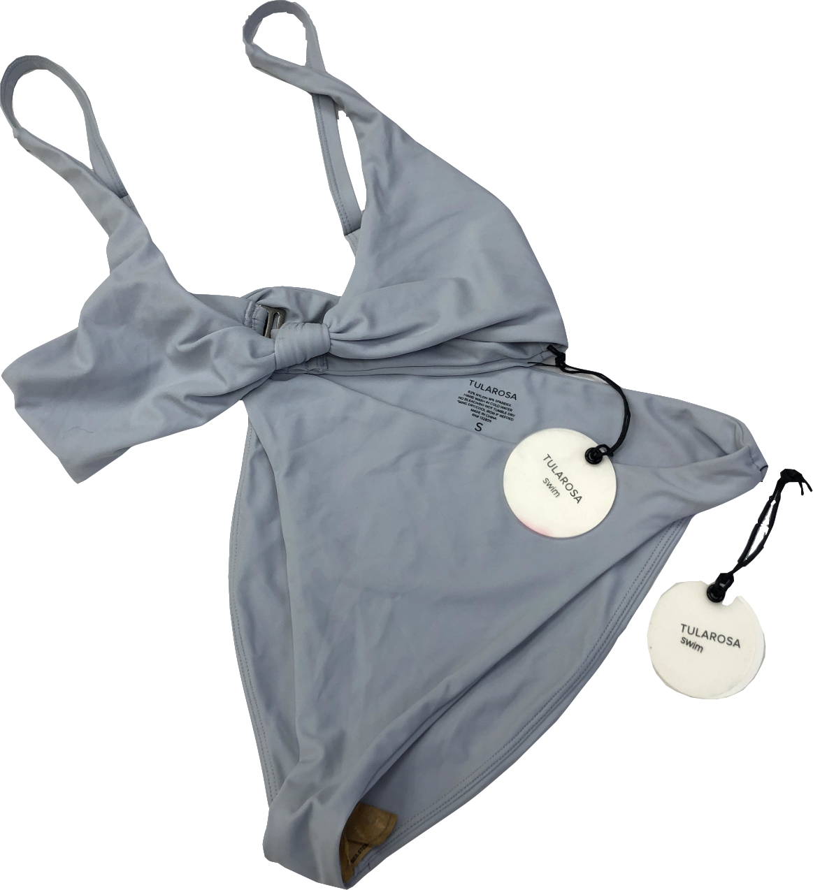 Tularosa Grey Claudia Bikini set - top UK M, bottoms UK S