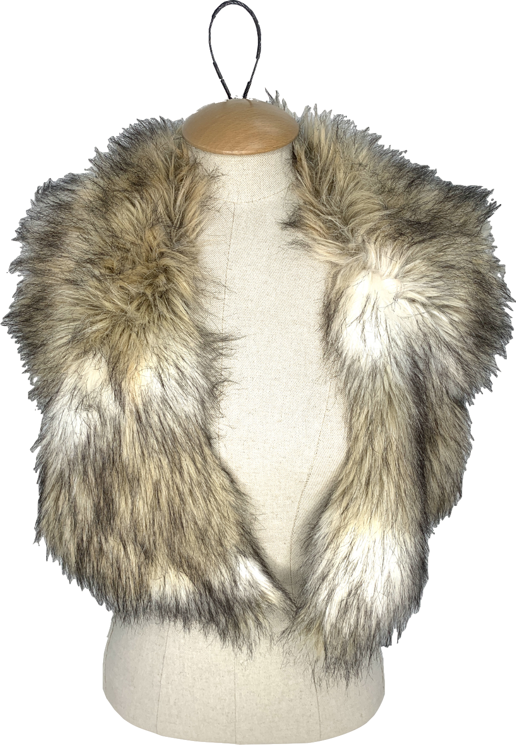 ASOS Nude Fur Collar One Size