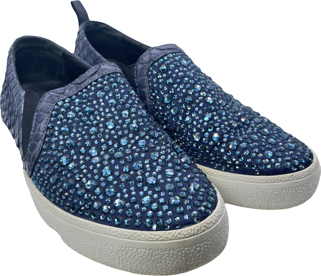Slip on 2025 embellished trainers