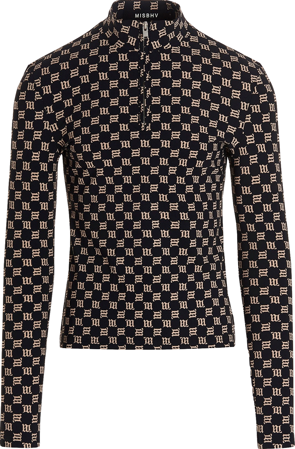 MISBHV Black Monogram Slim Longsleeve BNWT UK XS
