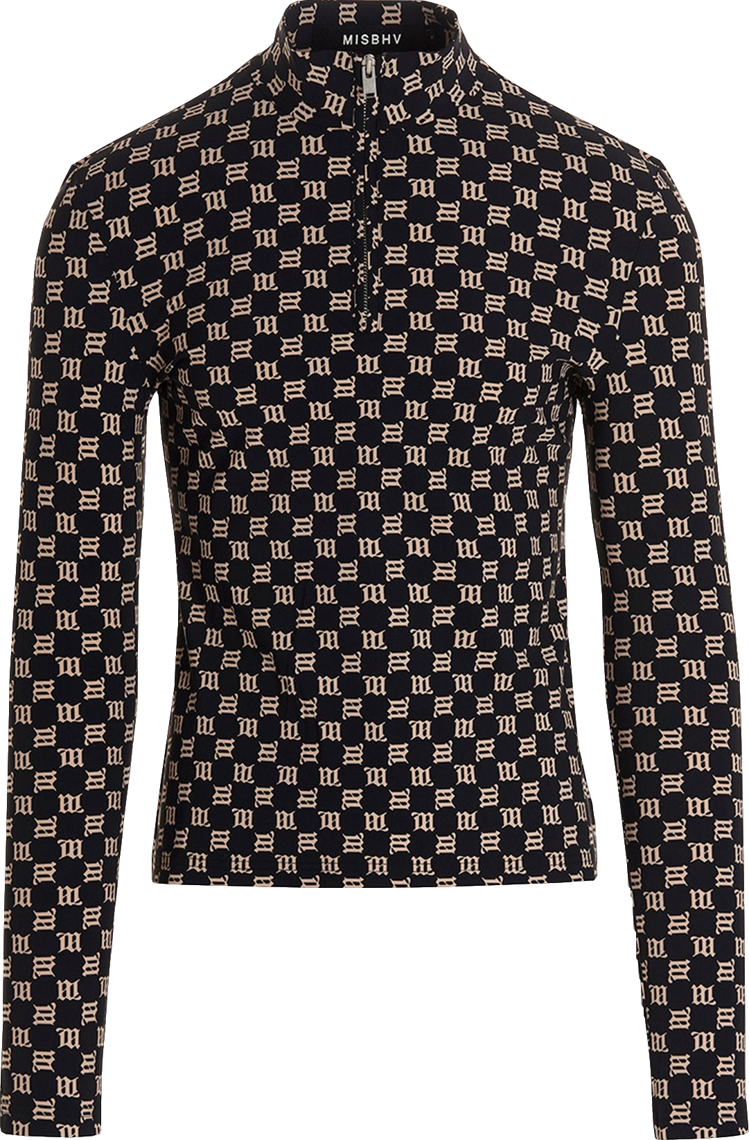 MISBHV Black Monogram Slim Longsleeve BNWT UK XS