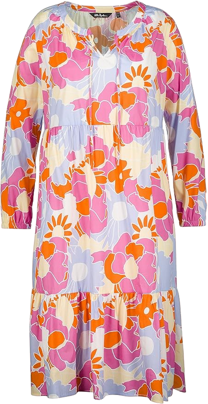 ULLA POPKEN Multicoloured Plus Size Midi Dress Vintage Flowers BNWT UK 20