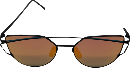 Black Fashion Cat Eye Sunglasses One Size