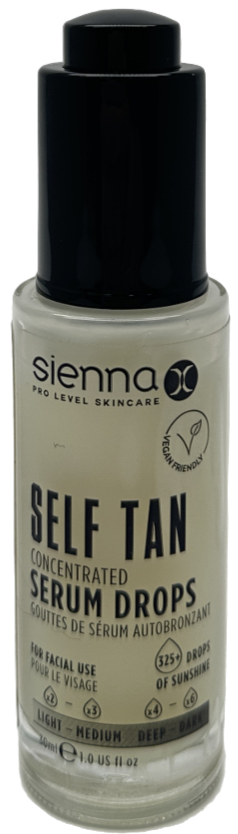 Sienna X Self Tan Concentrated Serum Drops Universal 30ml