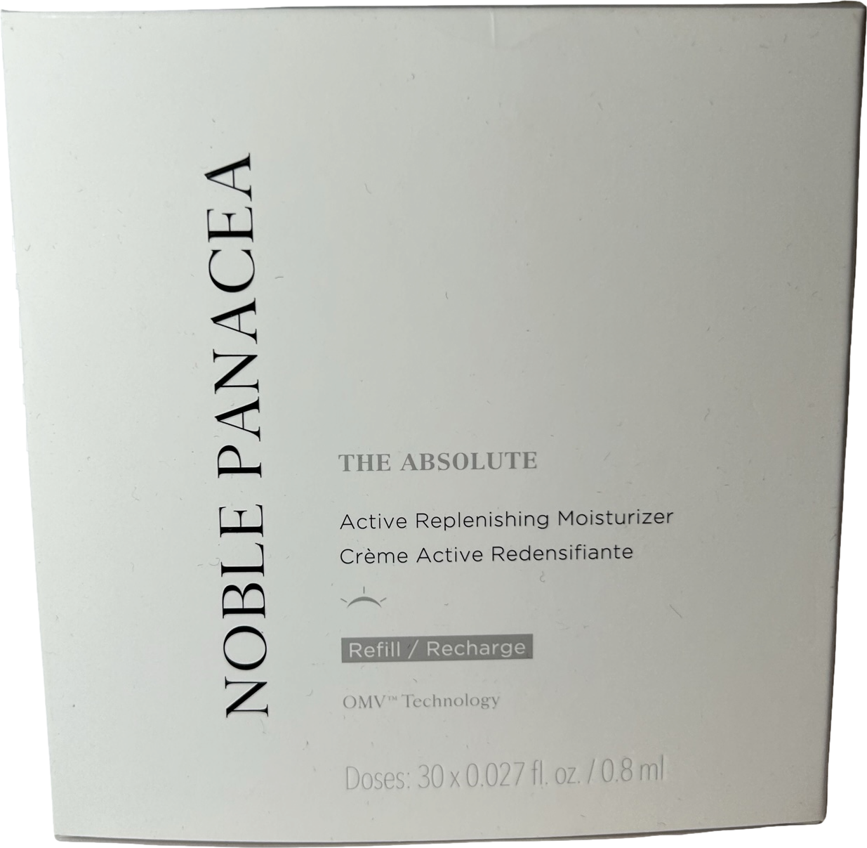 Noble Panacea Active Replenishing Moisturizer Refill 30x 0.8ml