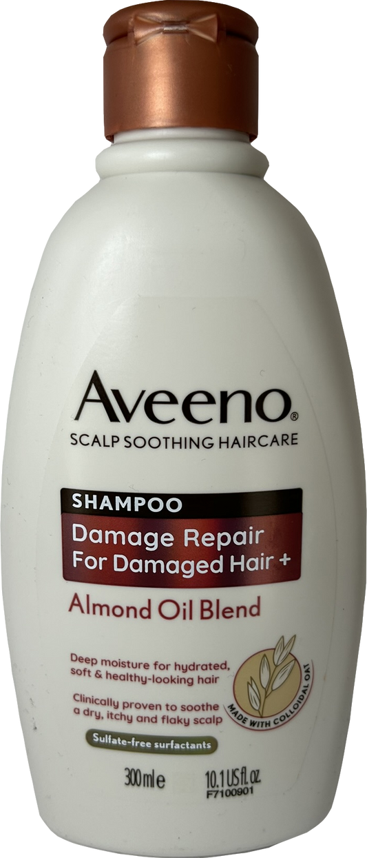 Aveeno Damage Repair+ Almond Oil Blend Shampoo 300ml