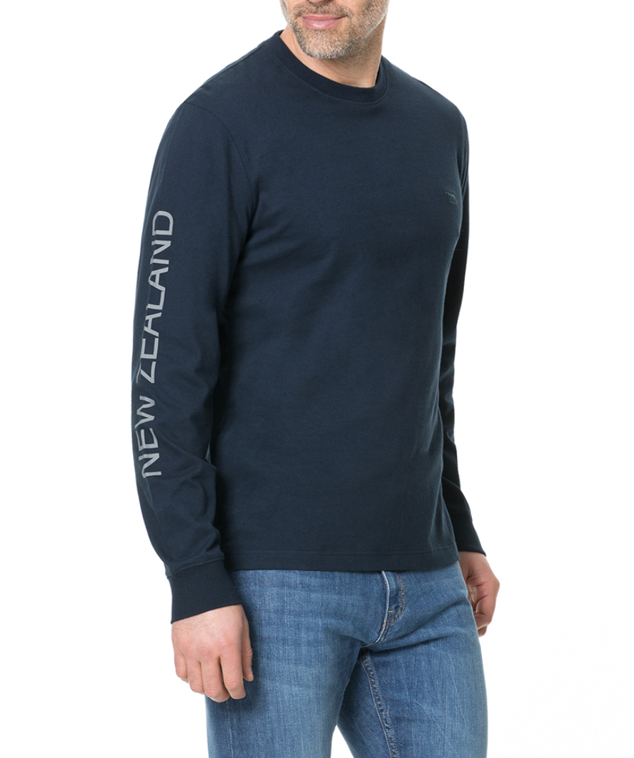 Rodd & Gunn Navy Manor Park Tee UK M