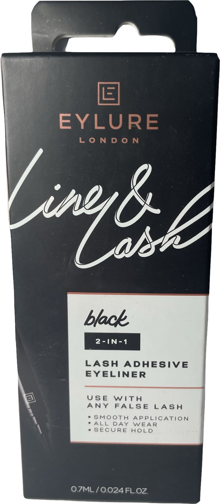Eylure Line & Lash Adhesive Eyeliner Black 0.7ml