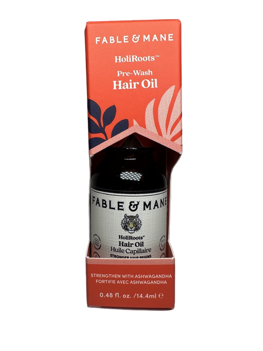 fable & mane Holiroots Pre-wash Hair Oil 14.4ml