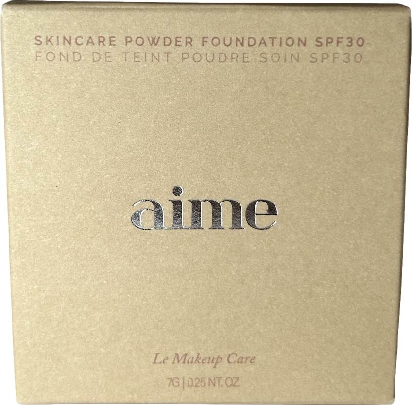 Aime Skincare Powder Foundation Spf 30 Tan 7g