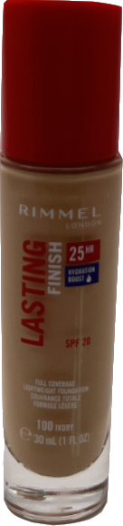 Rimmel Lasting Finish 25h Hydration Boost 100 Ivory 30ml
