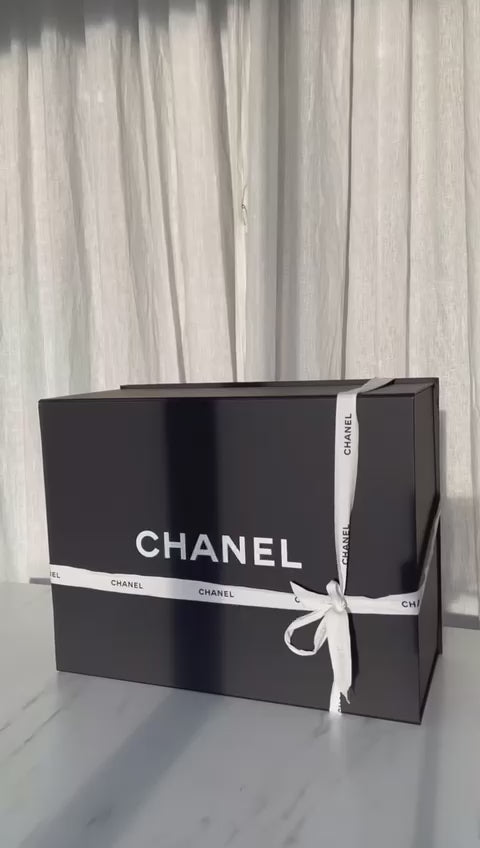 Chanel Coral Pink Calfskin Quilted 22 Bag With Pouch