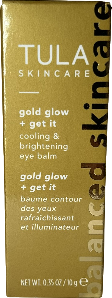 Tula Skincare Gold Glow + Get It Cooling & Brightening Eye Balm 10g