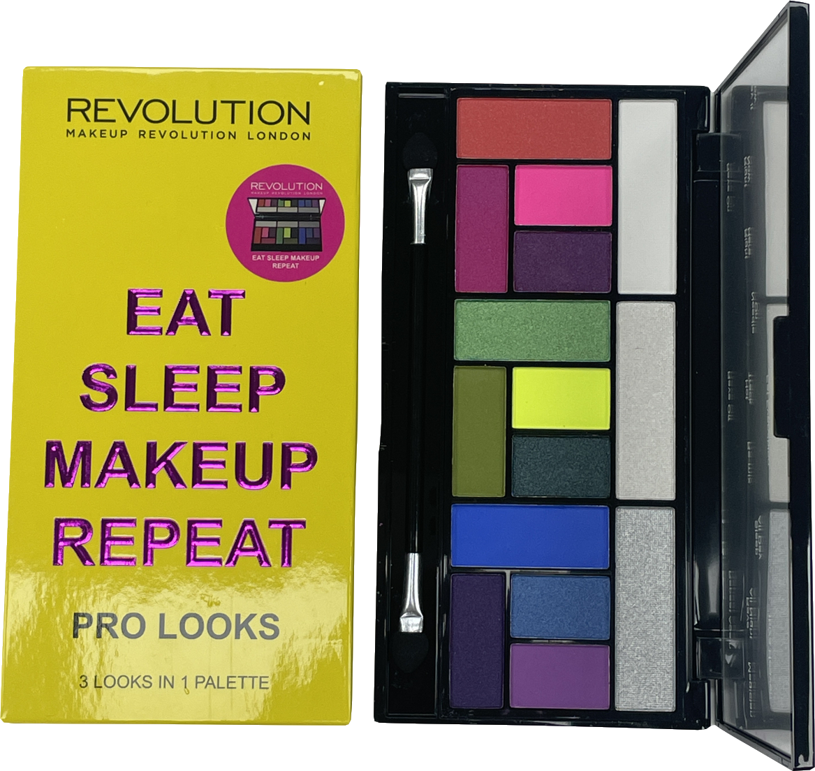 Revolution Eat Sleep Makeup Repeat Pro Looks Eyeshadow Palette BNIB