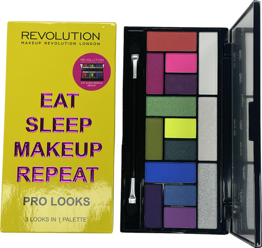 Revolution Eat Sleep Makeup Repeat Pro Looks Eyeshadow Palette BNIB